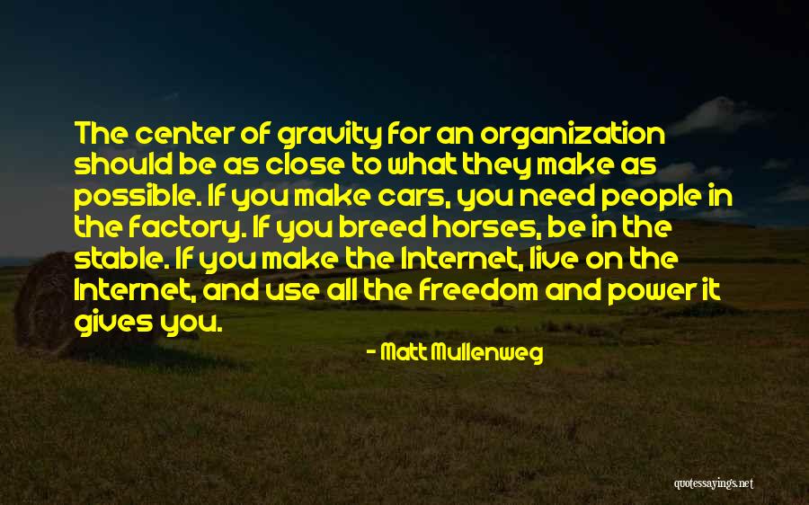 Center Of Gravity Quotes By Matt Mullenweg Center Of Gravity Quotes By Matt Mullenweg