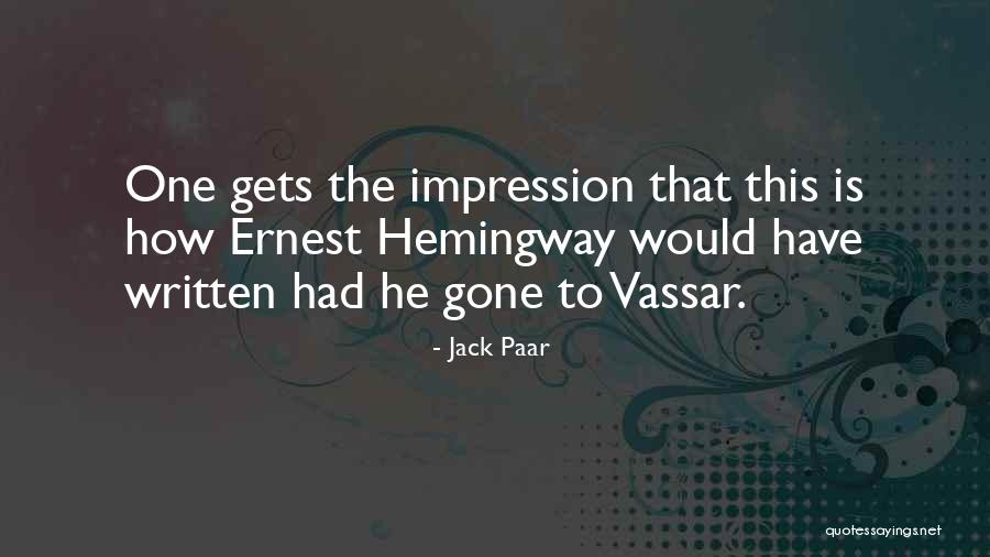 Center Stage Maureen Quotes By Jack Paar Center Stage Maureen Quotes By Jack Paar