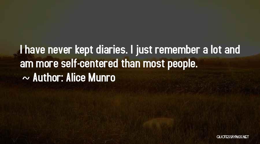 Centered Quotes By Alice Munro