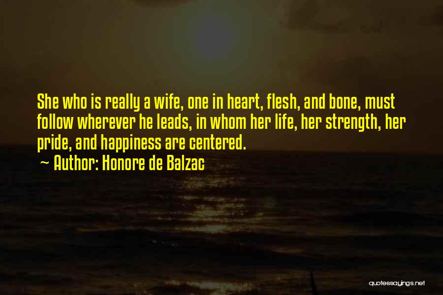 Centered Quotes By Honore De Balzac