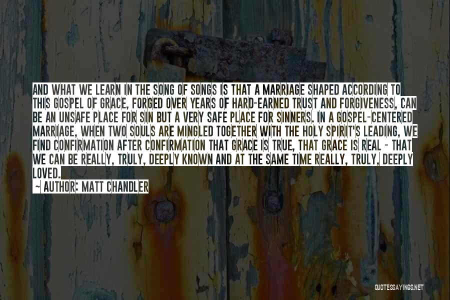 Centered Quotes By Matt Chandler