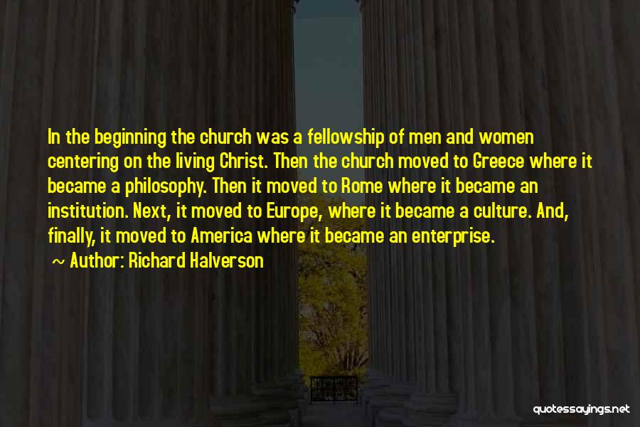 Centering Quotes By Richard Halverson