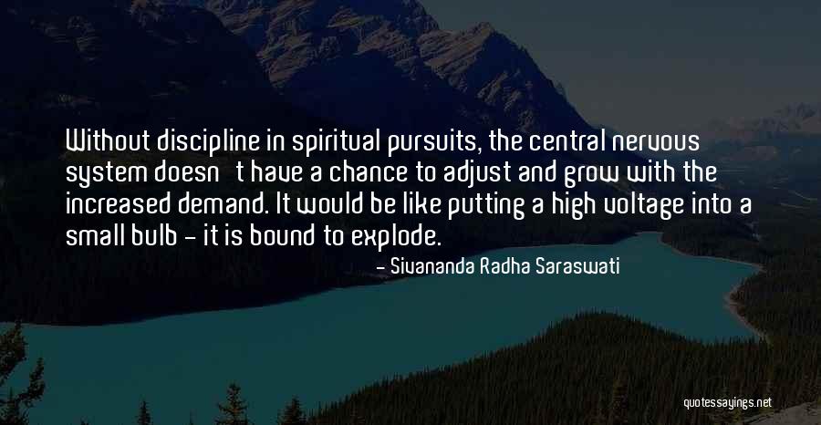 Central Nervous System Quotes By Sivananda Radha Saraswati Central Nervous System Quotes By Sivananda Radha Saraswati