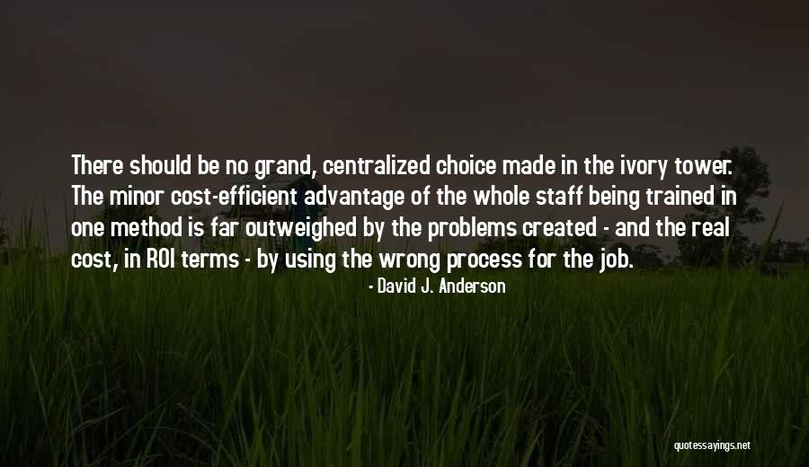 Centralized Quotes By David J. Anderson