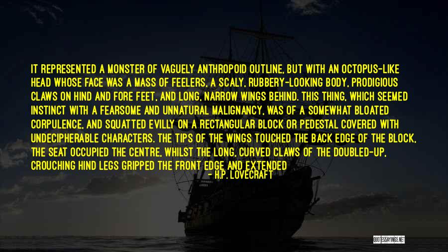 Centre Back Quotes By H.P. Lovecraft Centre Back Quotes By H.P. Lovecraft