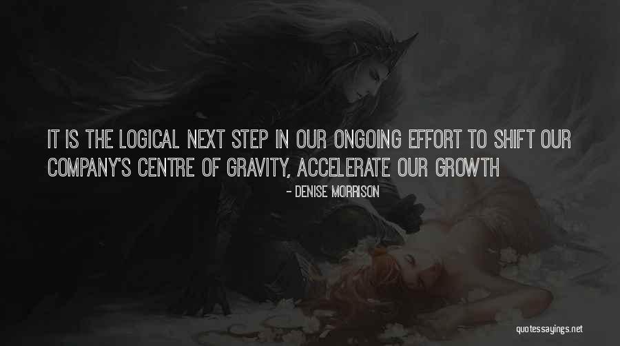 Centre Of Gravity Quotes By Denise Morrison Centre Of Gravity Quotes By Denise Morrison