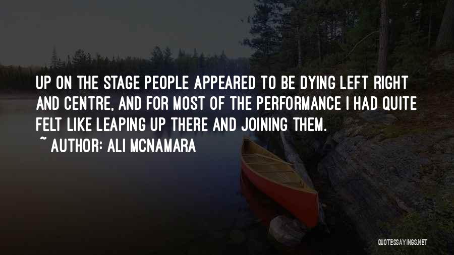 Centre Quotes By Ali McNamara