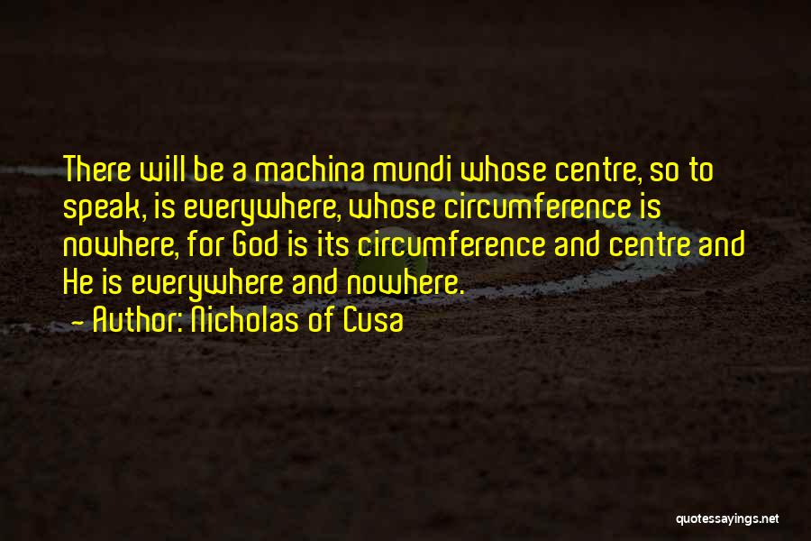 Centre Quotes By Nicholas Of Cusa