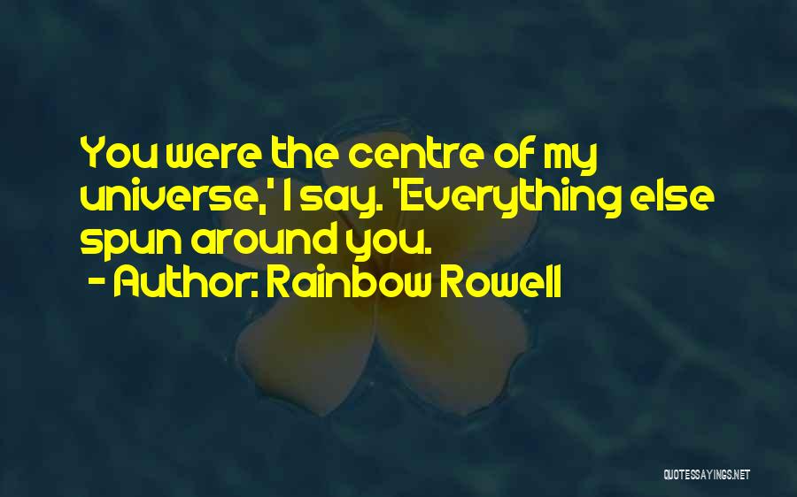 Centre Quotes By Rainbow Rowell
