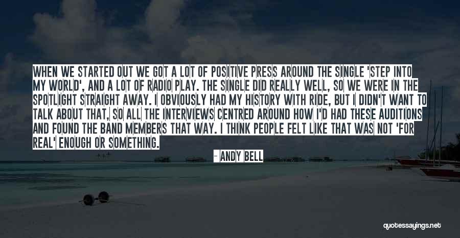Centred Quotes By Andy Bell Centred Quotes By Andy Bell