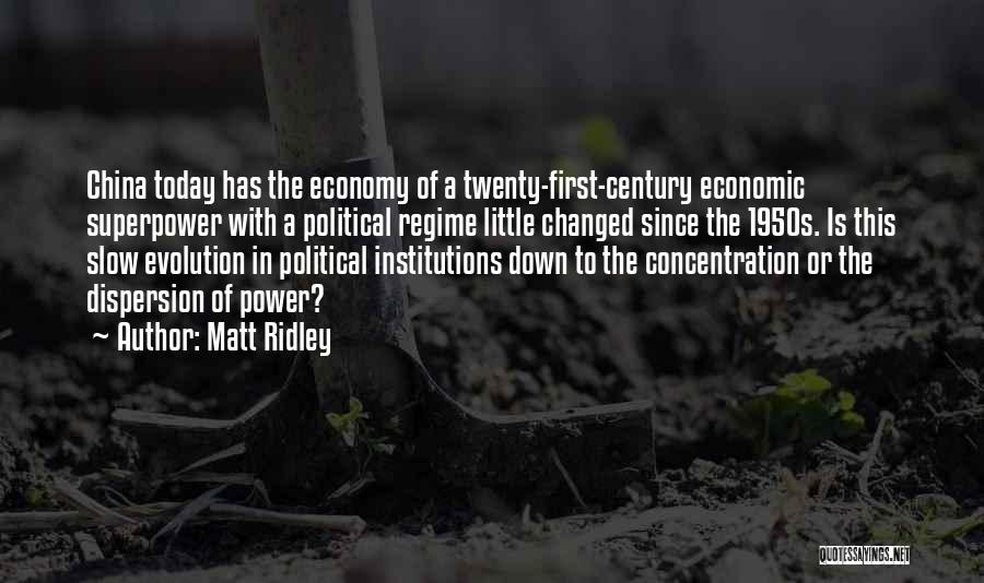 Century Quotes By Matt Ridley