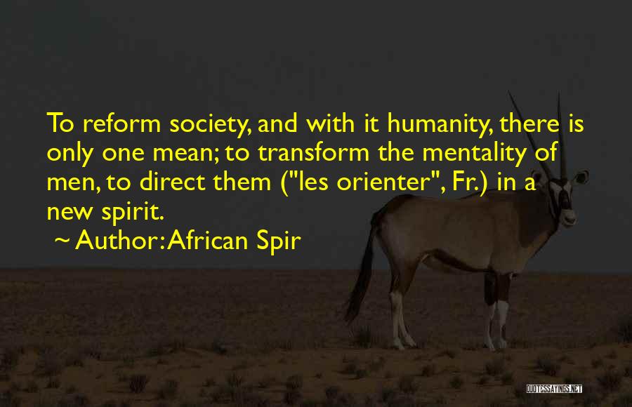 Cenzura Co Quotes By African Spir