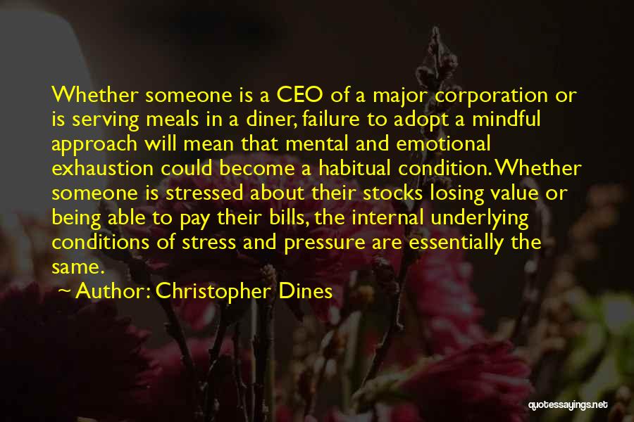 Ceo Pay Quotes By Christopher Dines