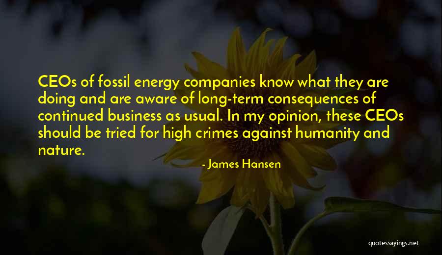 Ceos Quotes By James Hansen Ceos Quotes By James Hansen