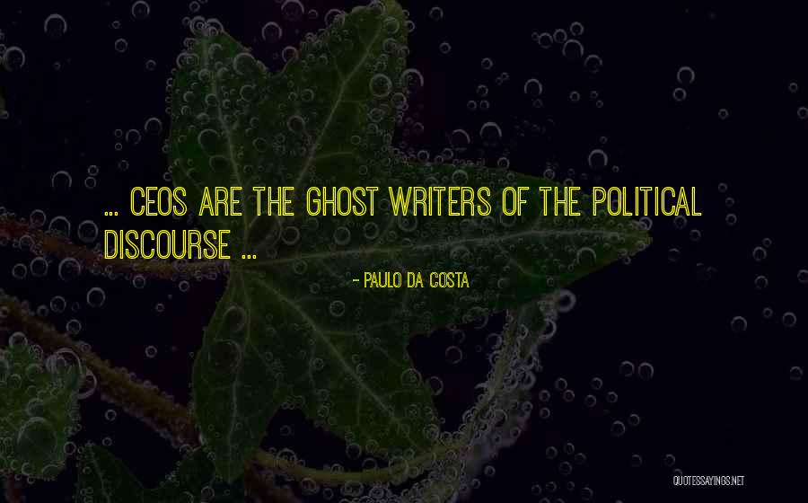 Ceos Quotes By Paulo Da Costa Ceos Quotes By Paulo Da Costa