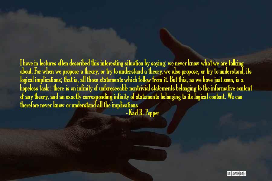 Cepstral Demo Quotes By Karl R. Popper Cepstral Demo Quotes By Karl R. Popper