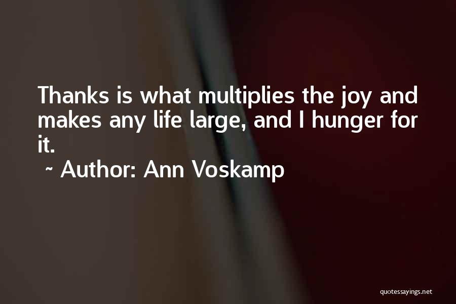 Cercare Passato Quotes By Ann Voskamp