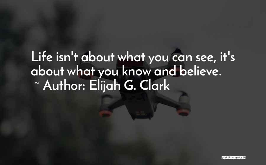 Cercare Passato Quotes By Elijah G. Clark