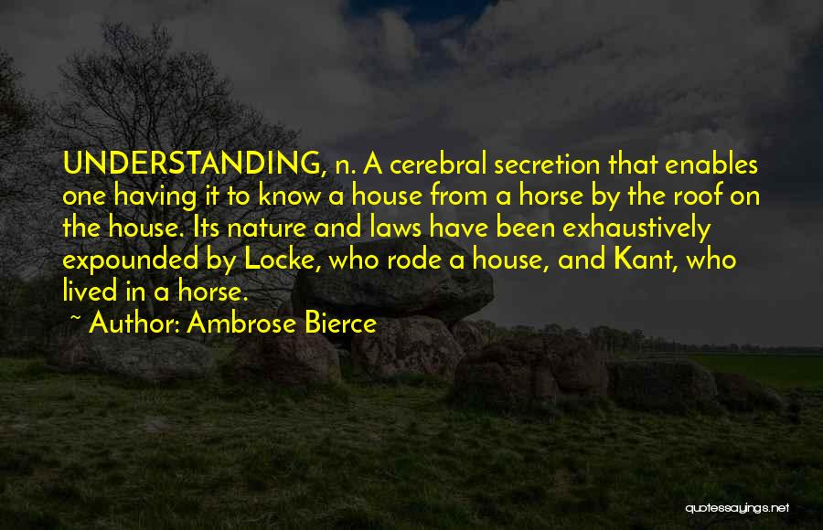 Cerebral Quotes By Ambrose Bierce