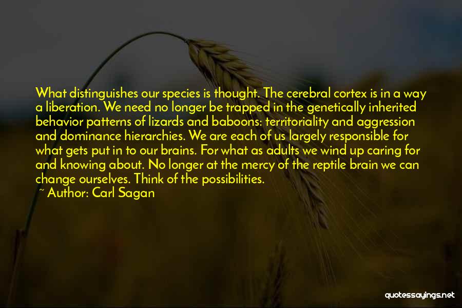 Cerebral Quotes By Carl Sagan