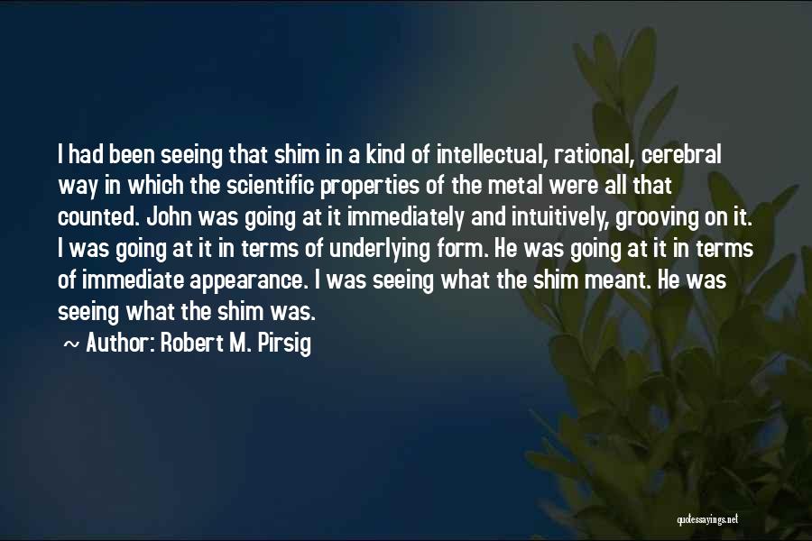 Cerebral Quotes By Robert M. Pirsig