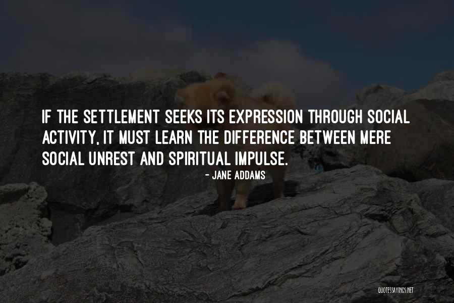 Cereser Sparkling Quotes By Jane Addams