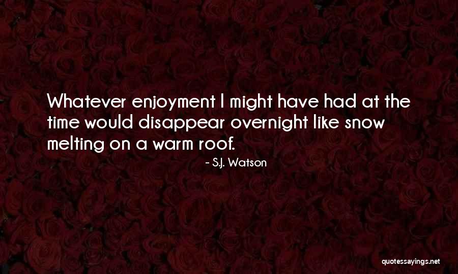 Cerises Douces Quotes By S.J. Watson Cerises Douces Quotes By S.J. Watson