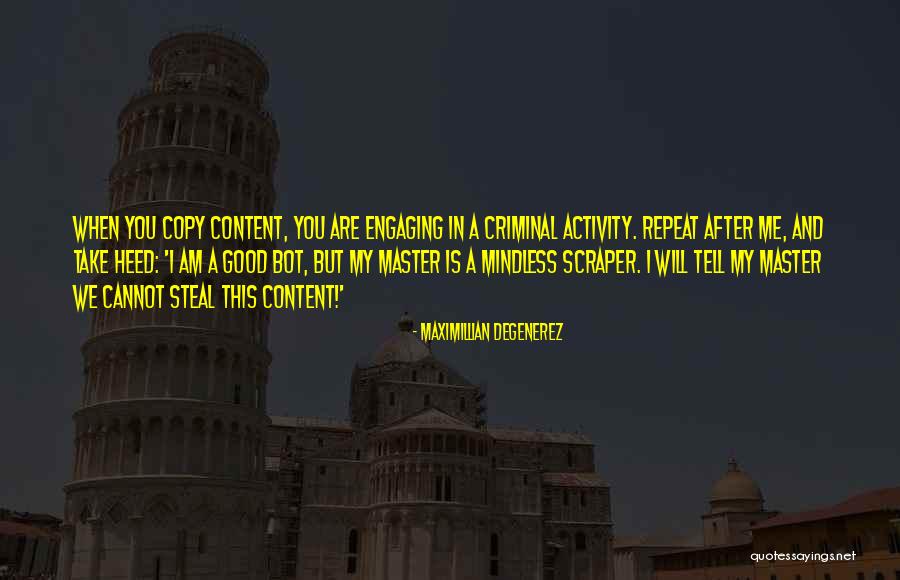 Cernosek Foard Quotes By Maximillian Degenerez Cernosek Foard Quotes By Maximillian Degenerez