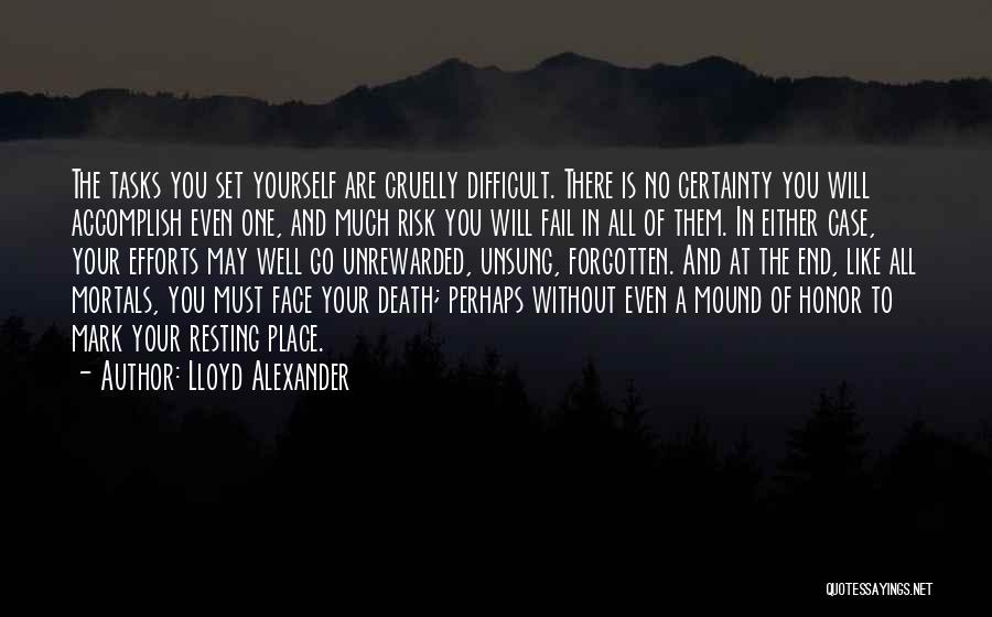 Certainty Of Death Quotes By Lloyd Alexander