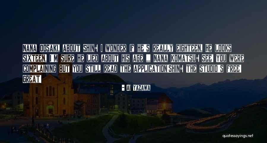 Certeza Definicion Quotes By Ai Yazawa Certeza Definicion Quotes By Ai Yazawa