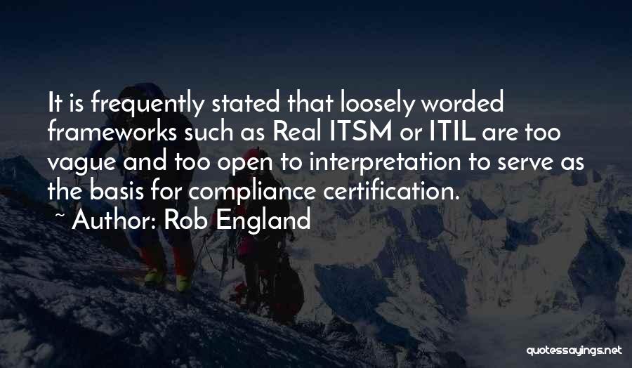 Certification Quotes By Rob England