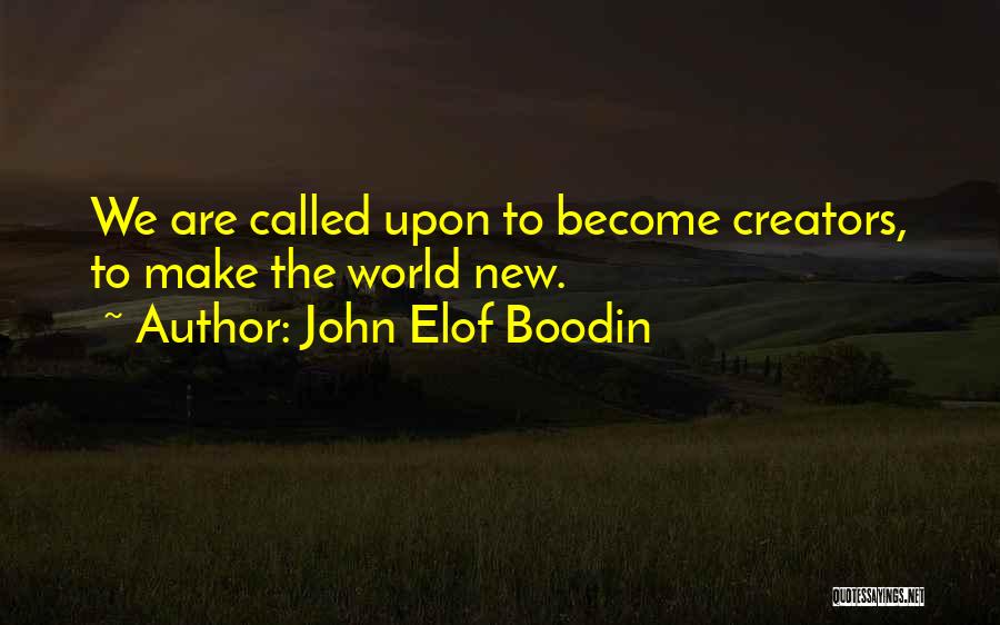 Certifico Que Quotes By John Elof Boodin