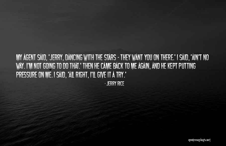 Cervelletto Quotes By Jerry Rice Cervelletto Quotes By Jerry Rice