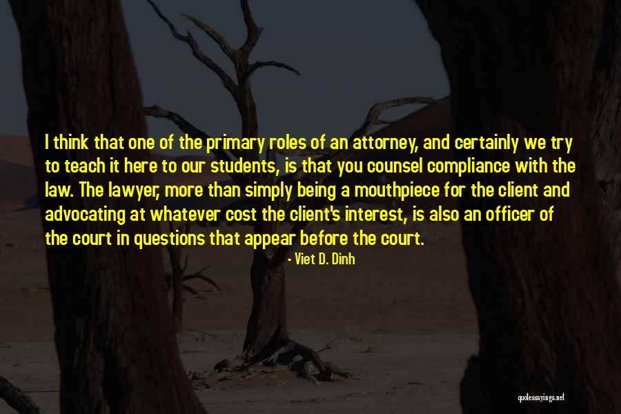 Cervelli Francisco Quotes By Viet D. Dinh Cervelli Francisco Quotes By Viet D. Dinh