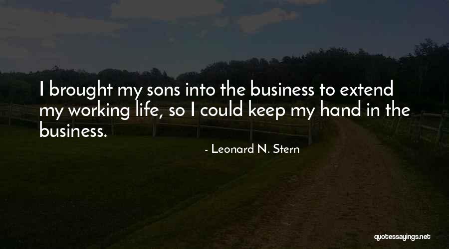 Cervera Ralph Quotes By Leonard N. Stern Cervera Ralph Quotes By Leonard N. Stern