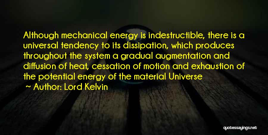 Cessation Quotes By Lord Kelvin