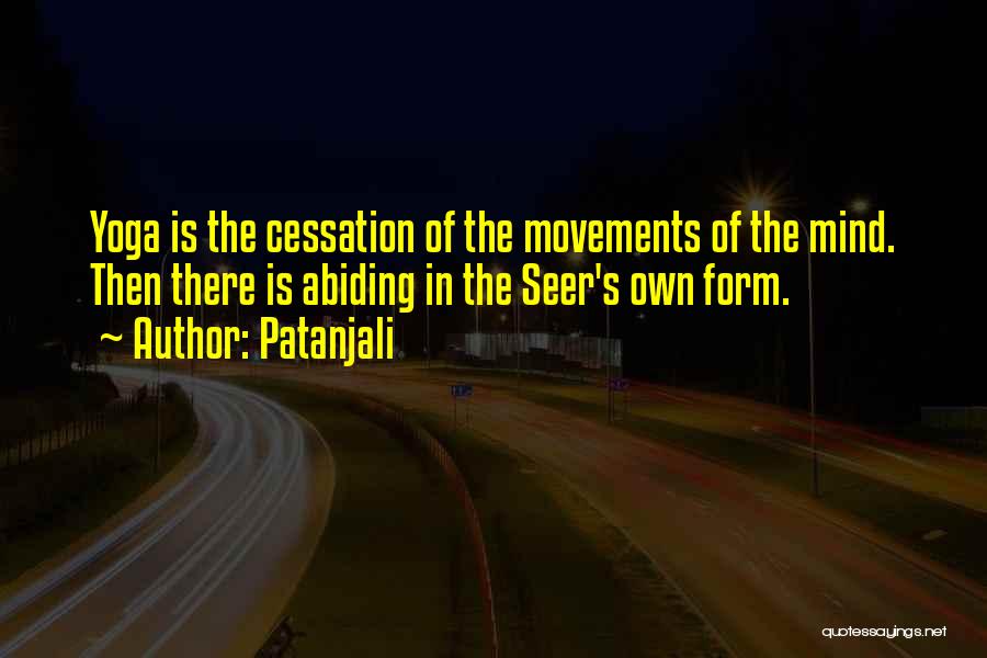 Cessation Quotes By Patanjali