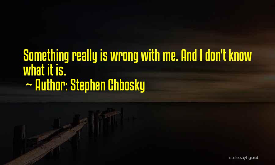 C'est Moi Quotes By Stephen Chbosky