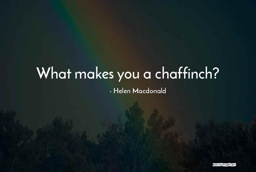 Chaffinch Quotes By Helen Macdonald Chaffinch Quotes By Helen Macdonald