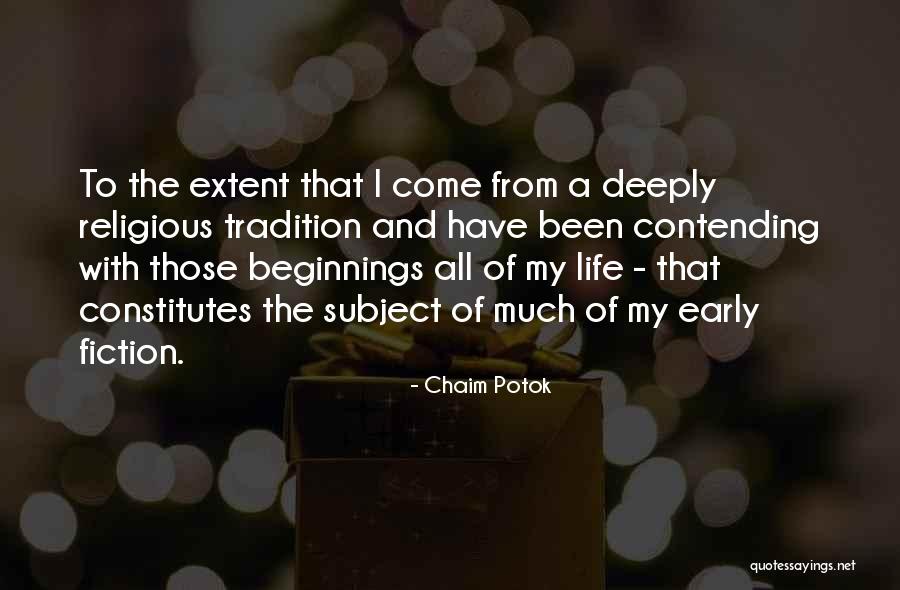 Chaim Potok Quotes 142633