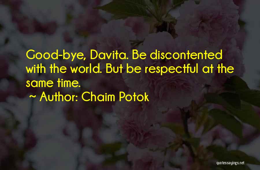 Chaim Potok Quotes 95800