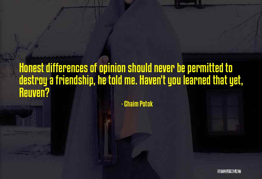 Chaim Potok Quotes 986326