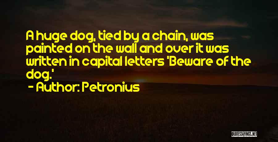 Chain Letters Quotes By Petronius