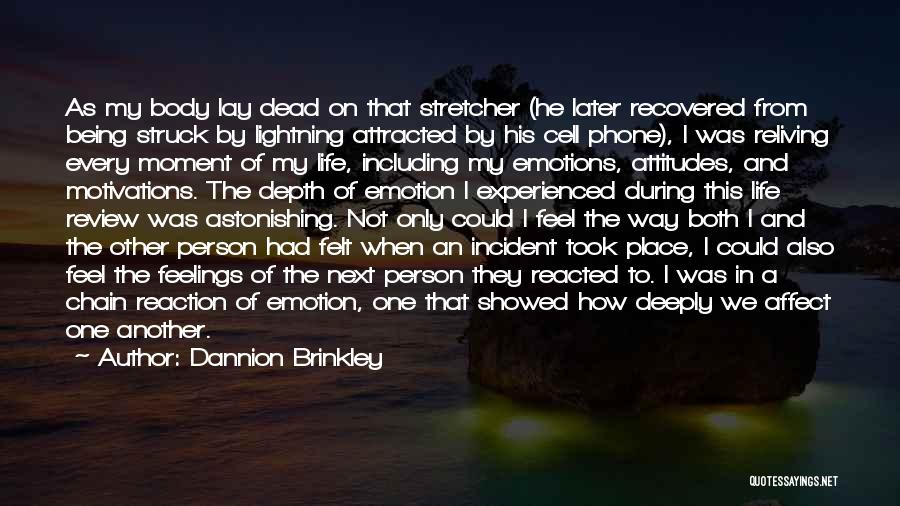 Chain Reaction Quotes By Dannion Brinkley