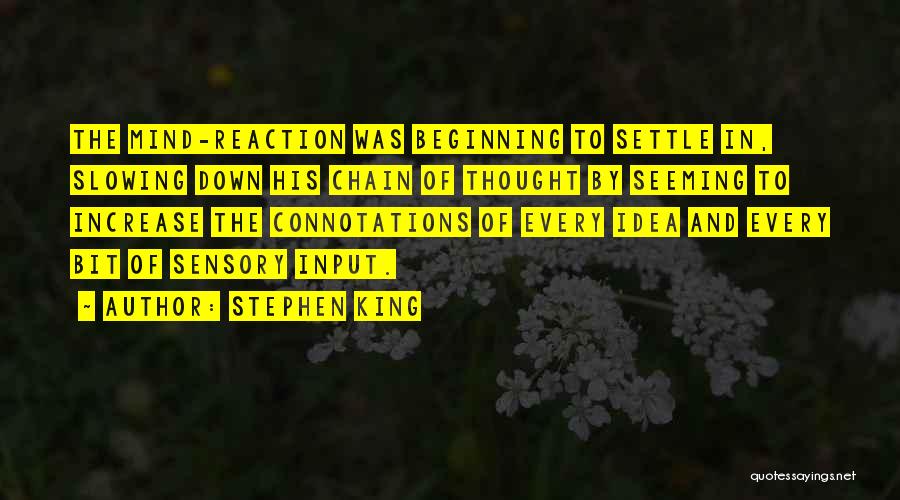 Chain Reaction Quotes By Stephen King