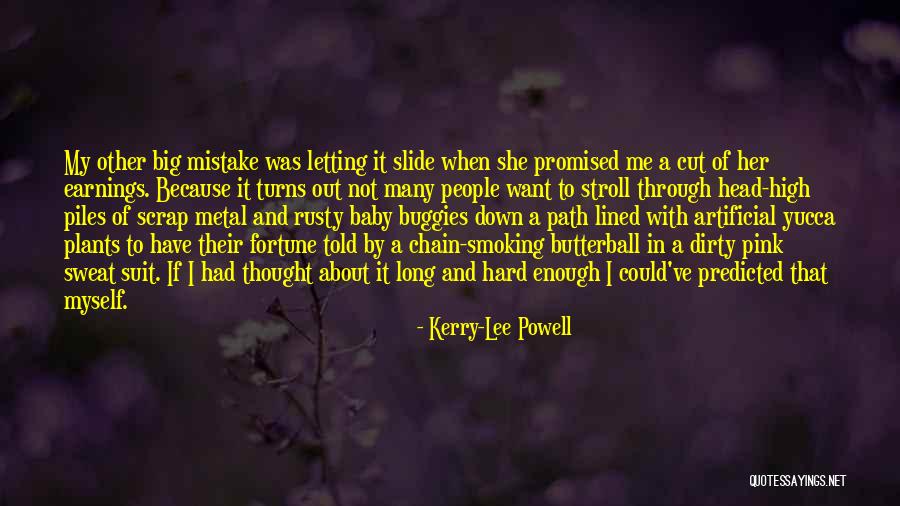 Chain Smoking Quotes By Kerry-Lee Powell