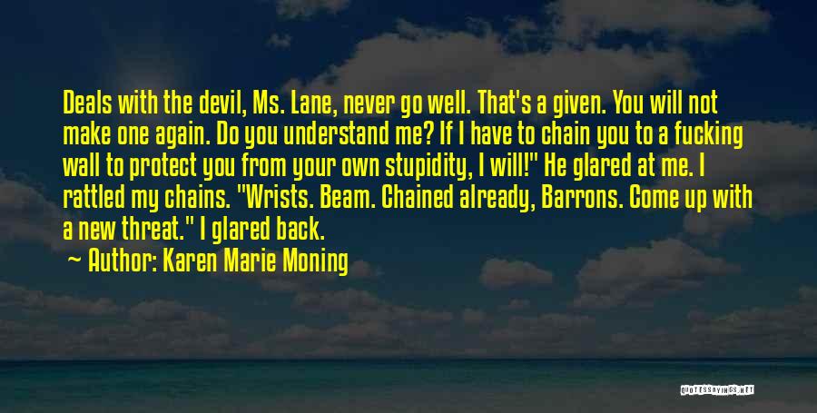 Chained Up Quotes By Karen Marie Moning