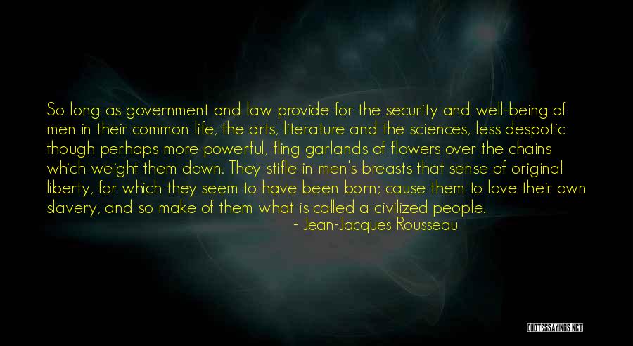 Chains And Love Quotes By Jean-Jacques Rousseau Chains And Love Quotes By Jean-Jacques Rousseau