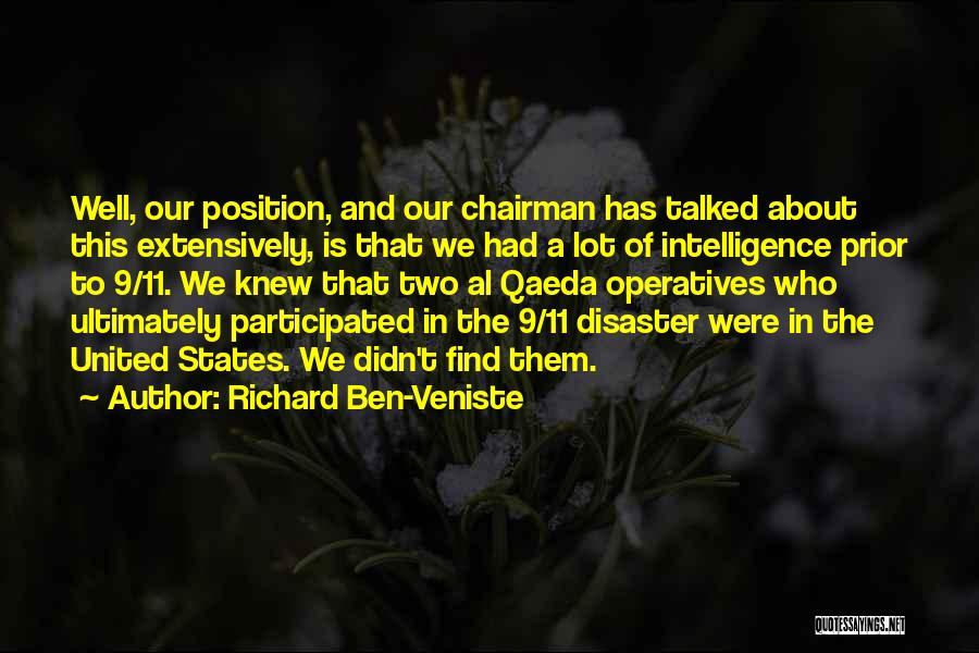 Chairman Quotes By Richard Ben-Veniste