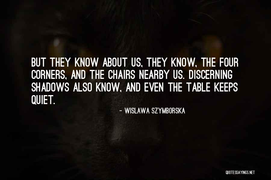 Chairs And Table Quotes By Wislawa Szymborska Chairs And Table Quotes By Wislawa Szymborska